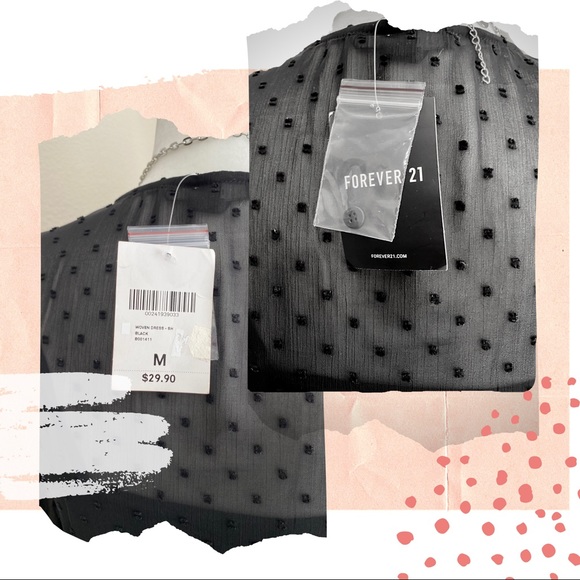 NWT | FOREVER 21 | Polka Dot Wrap Mini Dress - Picture 5 of 5